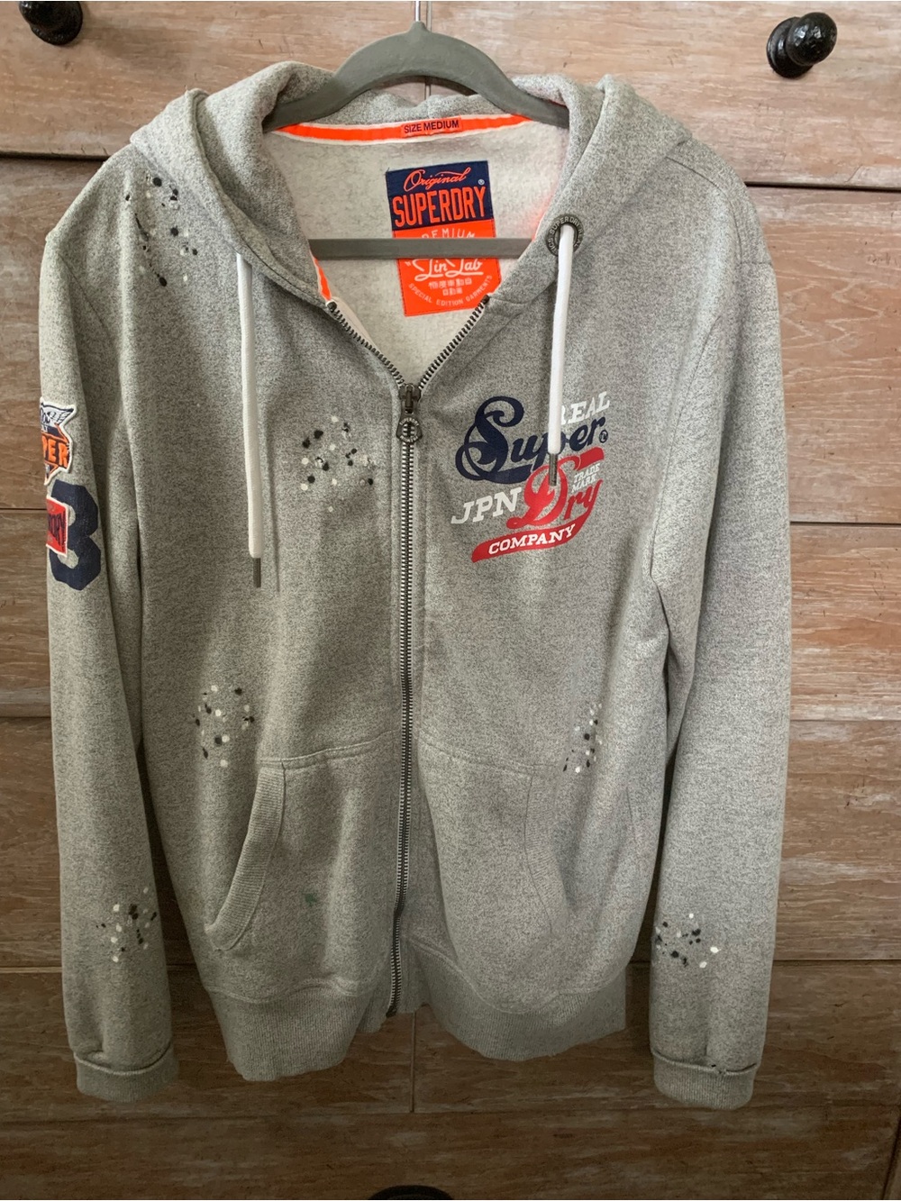 Super Dry full zip up hoodie